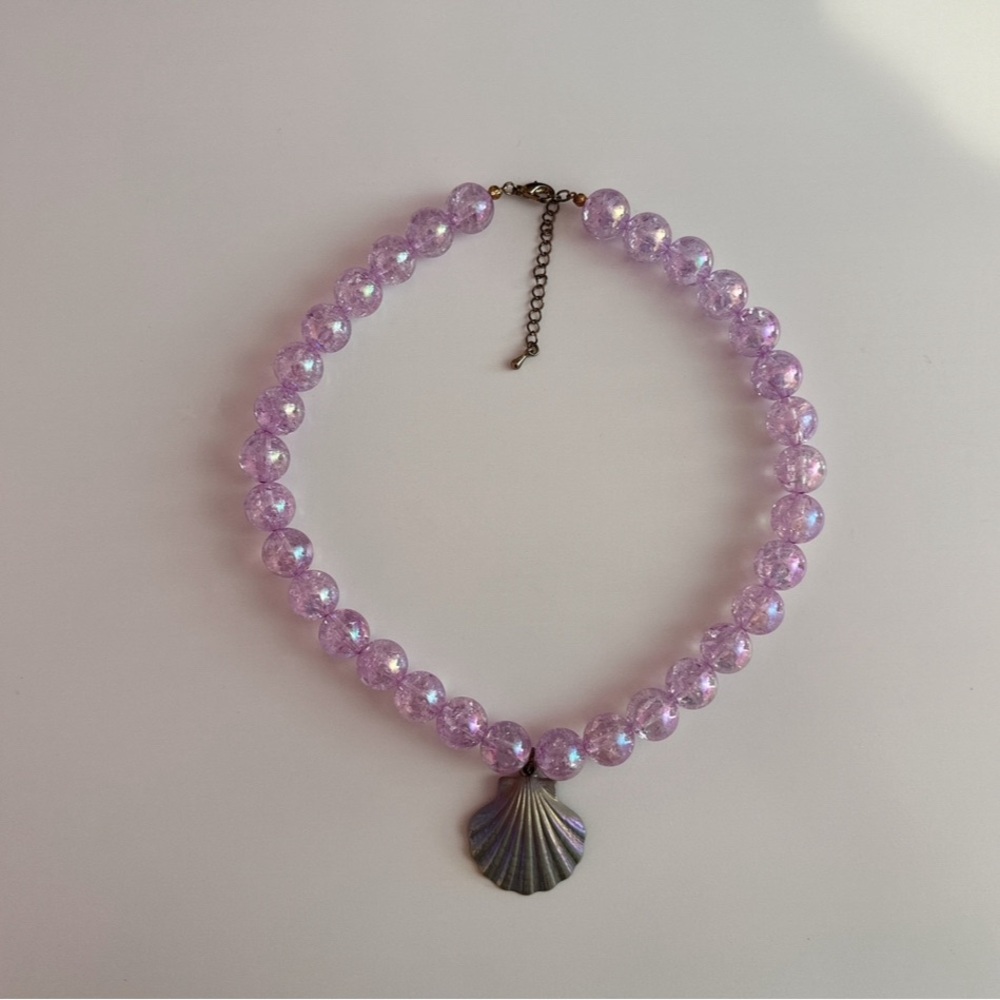 Mermaid Bead Heart Necklace